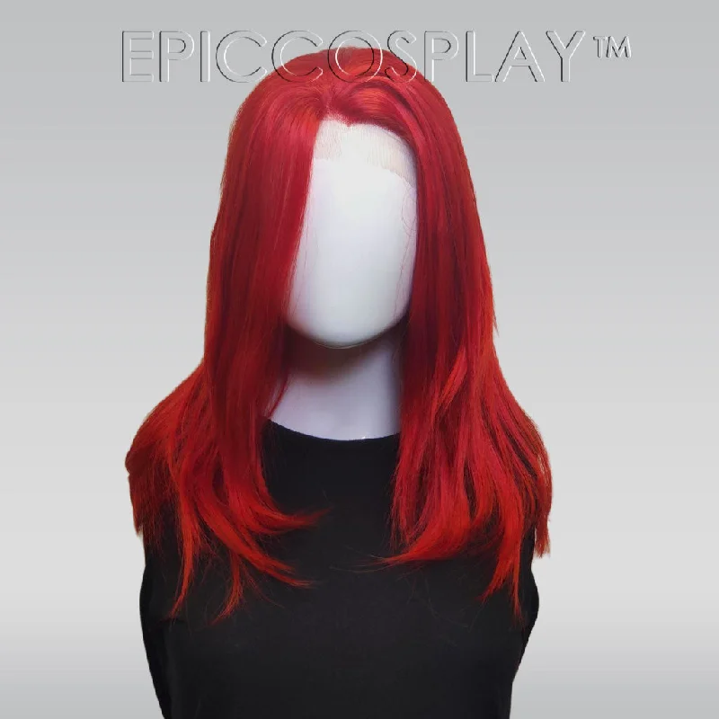 Lace wig with a straight texture for a sleek and minimalist lookSignature - Red Lace Front Wig