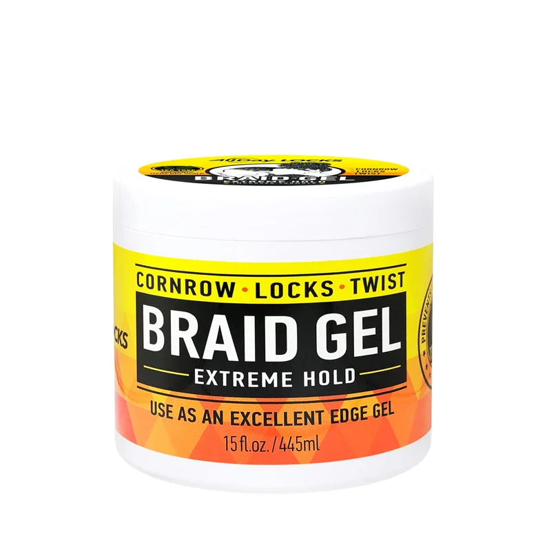 Lace wig with a natural - looking root for a more realistic lookALLDAY LOCKS Locks Braid  Extreme Hold Gel 15oz