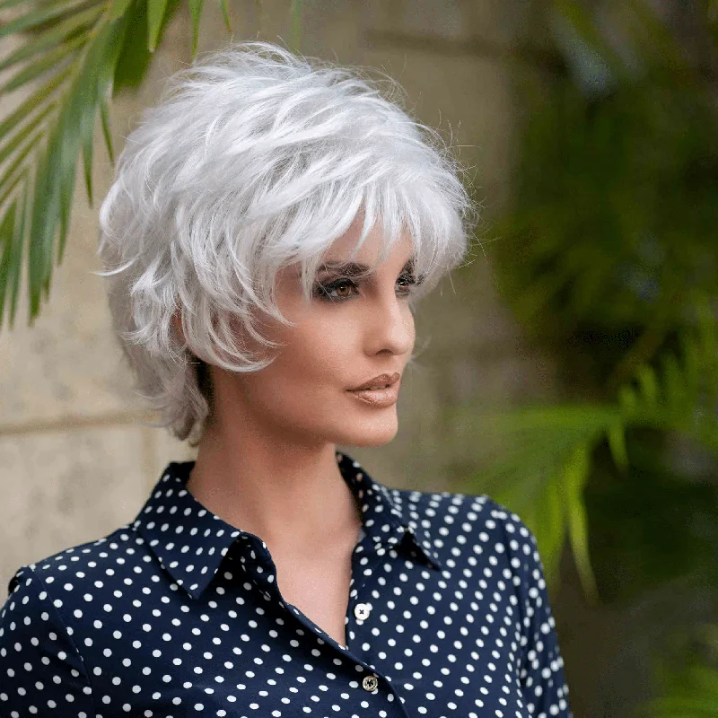 Ash - blonde bob wig for a trendy and cool - toned lookAlyssa Petite Wig by Envy