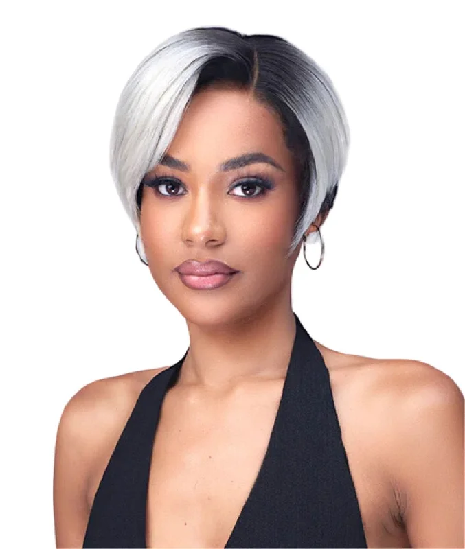 Human - hair lace wig for a luxurious and natural feelBobbi Boss 13X4 Glueless Lace Front Wig- Mlf446 Lexie