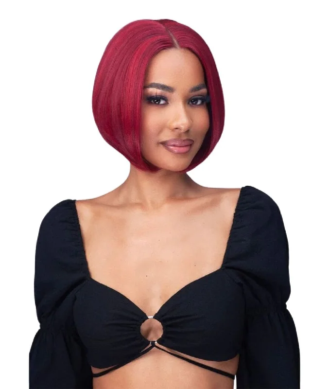 Lace wig with a curly texture for a bold and stylish choiceBobbi Boss 13X4 Glueless Lace Front Wig- Mlf447 Vixie