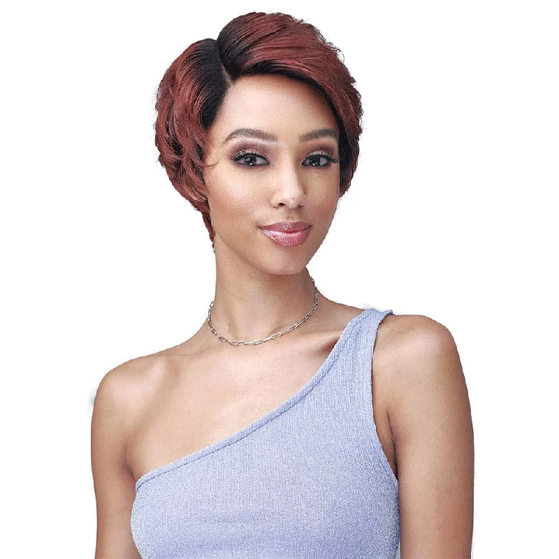 Lace wig with a 13x4 lace frontal for a wide - parting areaBobbi Boss Synthetic Lace Front Wig - MLF548 Bobo Lace