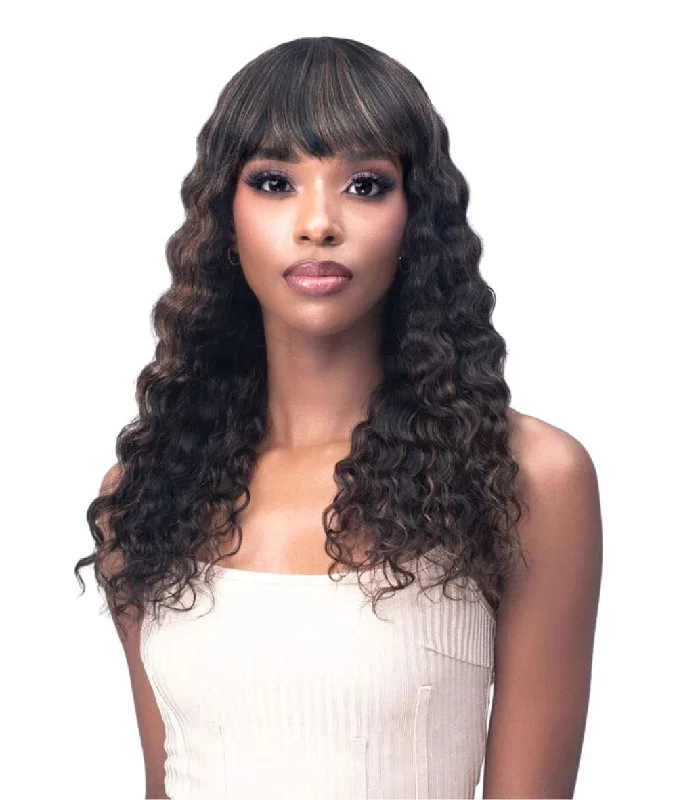 Human - hair lace wig for a luxurious and natural feelBobbi Boss Lace Front Wig- Mh1340 Deborah