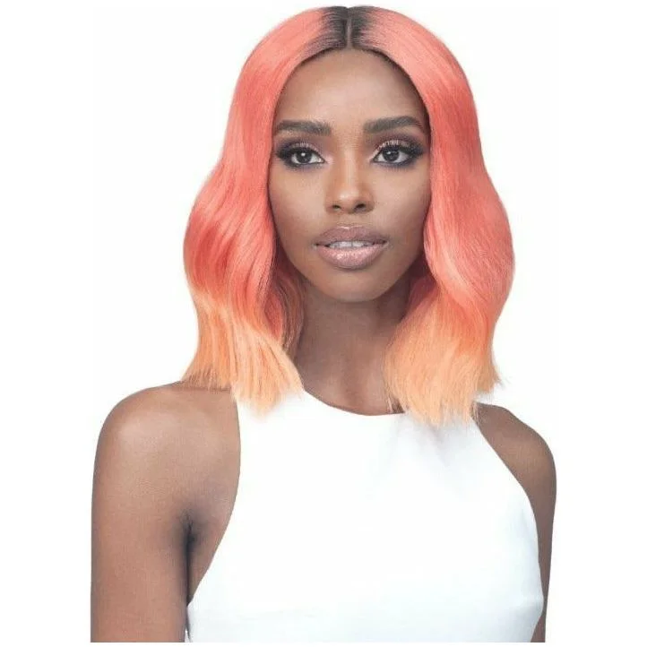 Lace wig with a side - swept bang for a sophisticated lookBobbi Boss Premium Synthetic Lit Bob Swiss Lace Front Wig - MLF-551 Gigi (613 only)