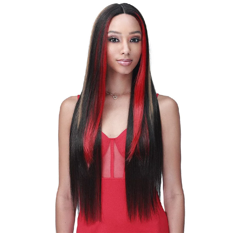 Lace wig with a side - swept bang for a sophisticated lookBobbi Boss HD Transparent Lace Part Wig - MBLF31 Eilish