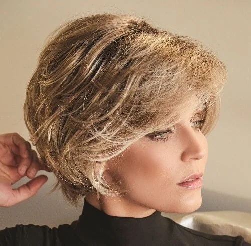 Petite bob wig suitable for women with small facesBrenna Synthetic Wig by Rene of Paris - Final Sale, No Refunds, No Exchanges