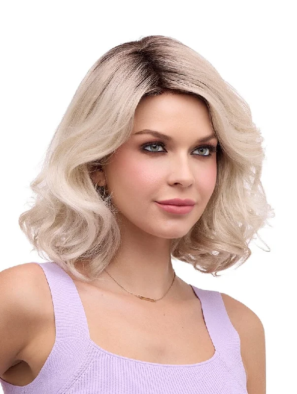 Bob wig made from high - quality synthetic fibersBrittaney Mono Top Lace Front Wig by Envy