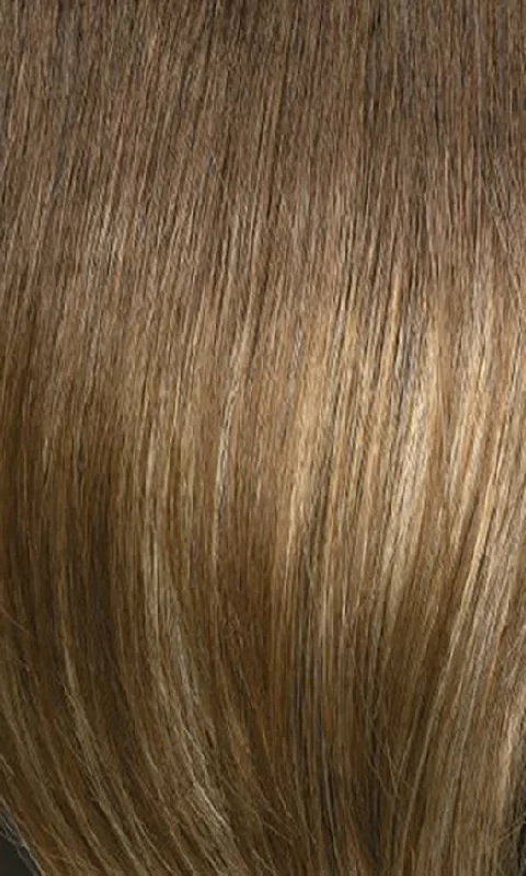 12/26GR | Light golden brown with light blonde and gold blonde highlights and medium brown roots