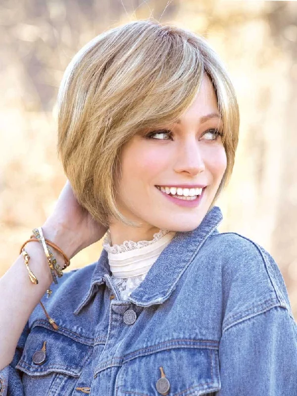 Short - bob wig for a super - sleek and minimalist styleCassidy wig - Amore 100% Hand Tied Clearance