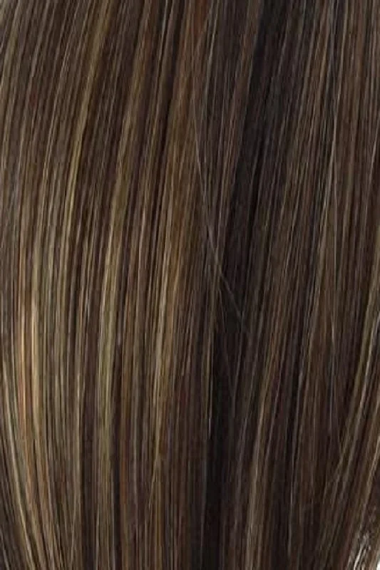 SS8/29 SHADED HAZELNUT | Rich Medium Brown Evenly Blended with Ginger Blonde Highlights with dark roots