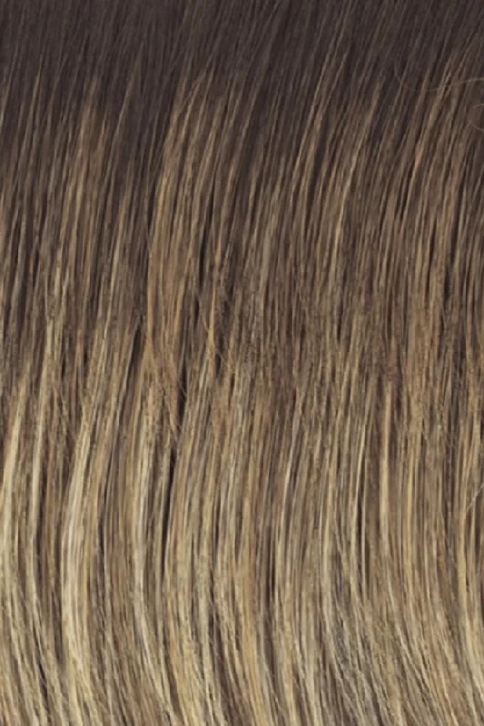 SS12/22 SHADED CAPPUCCINO | Light Golden Brown Evenly Blended with Cool Platinum Blonde Highlights and Dark Roots