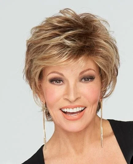 Bob wig with a wavy texture for a beachy lookChic It Up Synthetic Wig By Raquel Welch | Discontinued & Sold Out