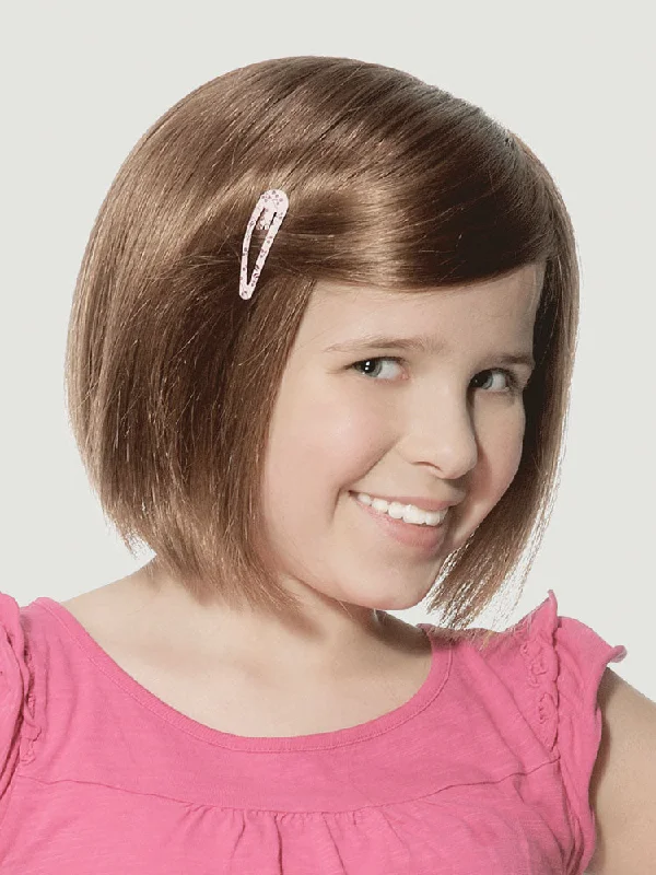 Bob wig with a blunt cut for a modern and edgy styleChrissy wig - Dimples Children's Collection