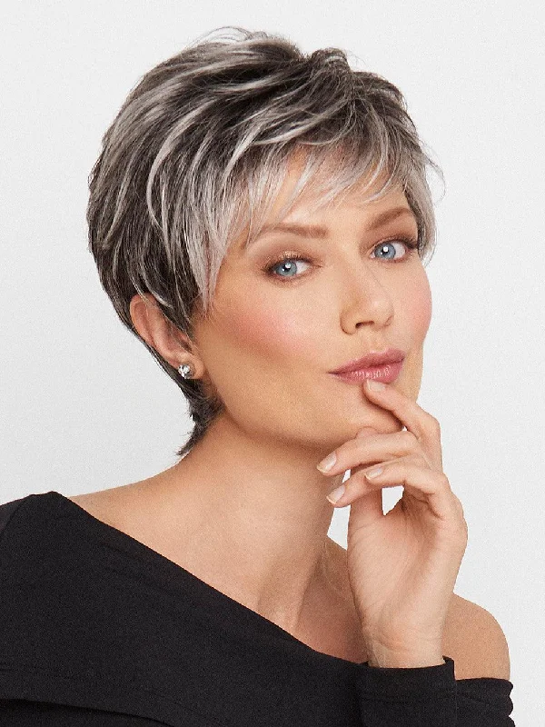 Lace - front bob wig for a seamless hairlineCrushing On Casual Wig by Raquel Welch | Synthetic (Mono Top)