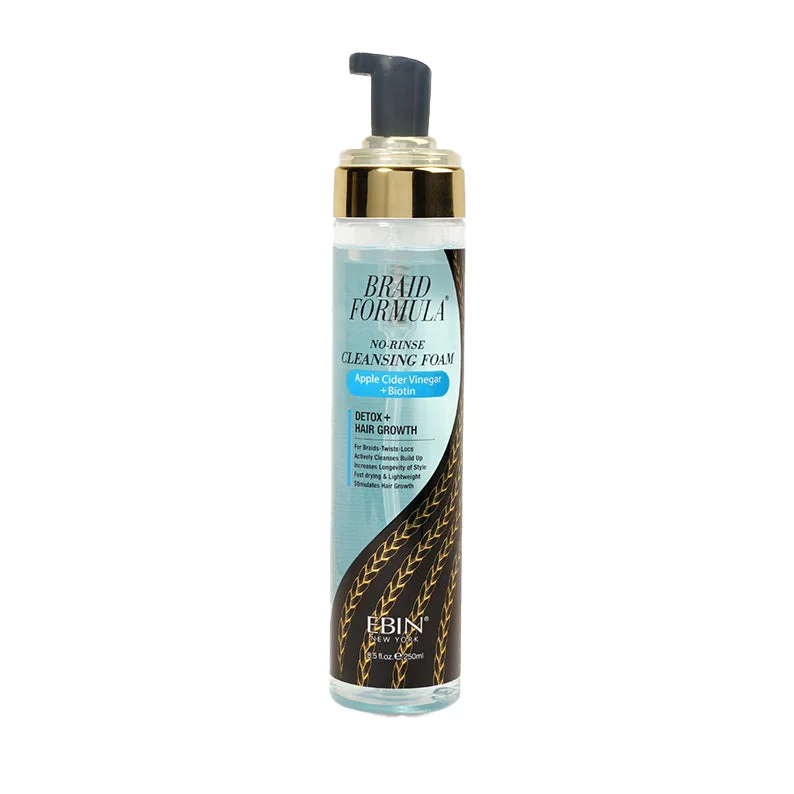 Lace wig in a chocolate - brown color for a rich and warm appearanceEBIN Braid Formula Cleansing Foam 8.5oz