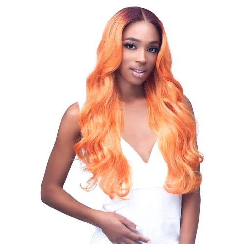 Lace wig with a side - swept bang for a sophisticated lookEviana - MLF915 - Wear & Go Series Premium Synthetic Lace Front Wig By Bobbi Boss