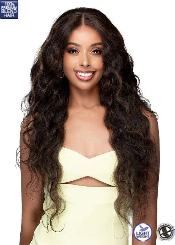 Synthetic lace wig with a heat - resistant formulaRaven