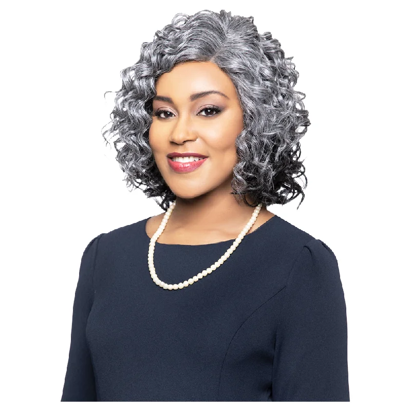 Lace wig with a straight texture for a sleek and minimalist lookFOXY SILVER SYNTHETIC J LACE WIG BETTINA [10954]