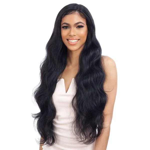 Lace wig in a chocolate - brown color for a rich and warm appearanceFREETRESS EQUAL FREE PART LACE 402 [W1042]