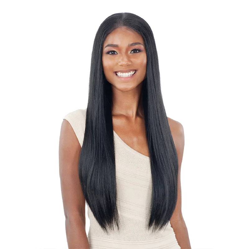 Synthetic lace wig with a heat - resistant formulaFreetress Equal Illusion 13" x 5" Synthetic Lace Frontal Wig - IL-003 (OM3FT9953 only)