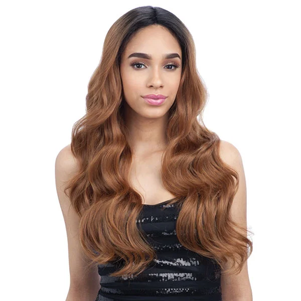 Lace wig with a natural - looking root for a more realistic lookFREETRESS FREEDOM WIG PART LACE 202 [W1002]