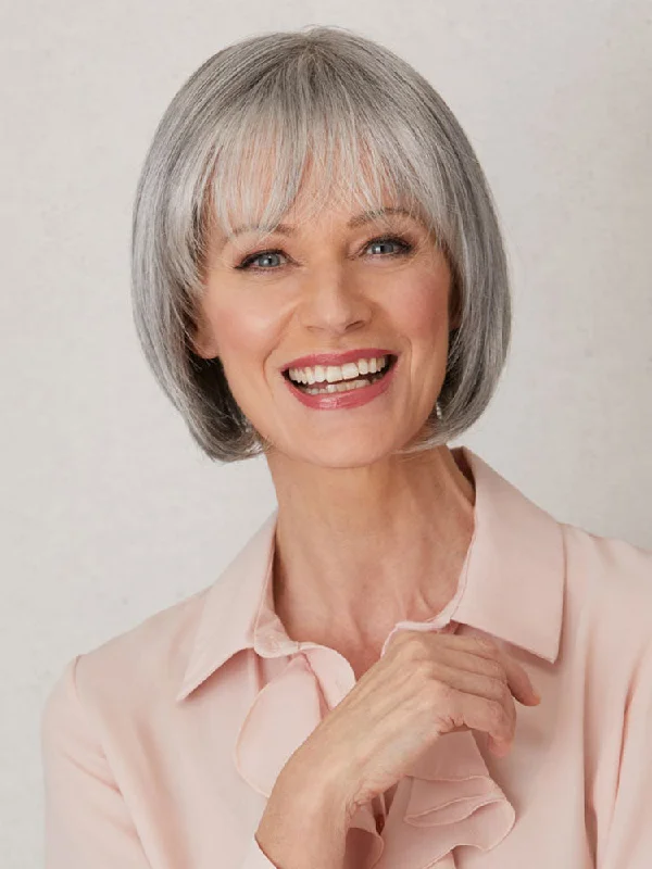 Bob wig with a monofilament cap for a breathable feelHeaven Mini Petite - Inspired Collection