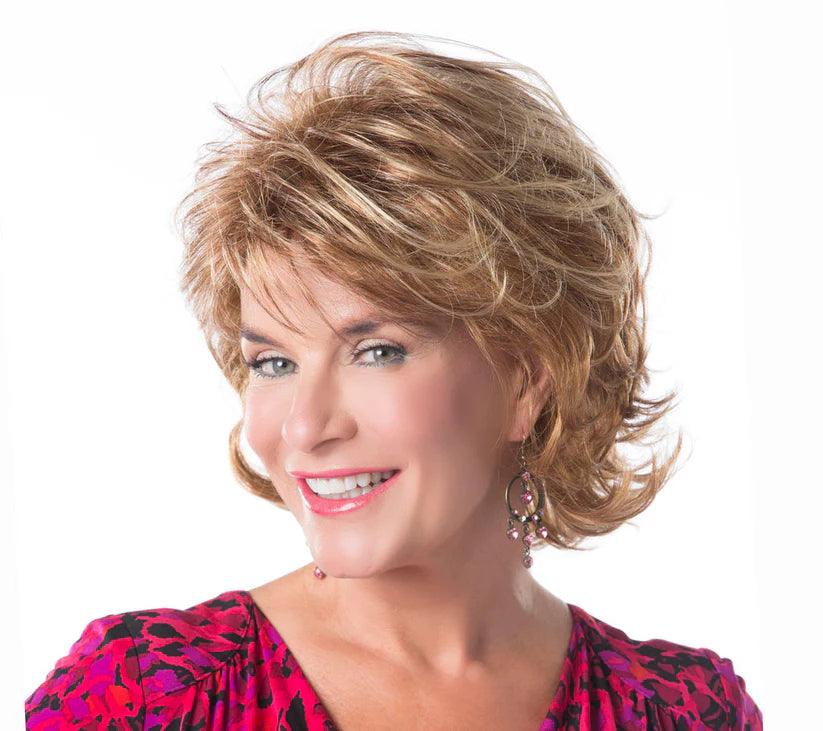 Heat - resistant bob wig for styling versatilityPerfection Large Wig by Toni Brattin | Heat Friendly Synthetic (Basic Cap)