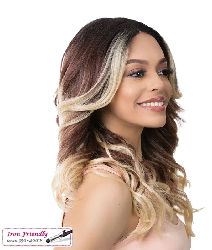 Lace wig with a 13x4 lace frontal for a wide - parting areaIt'S A Wig 5G True Hd Transparent Lace Part Wig - Caliana