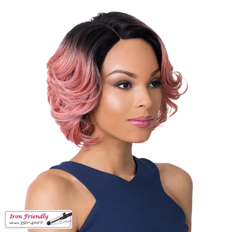 Lace - front bob wig for a seamless hairlineIt's a Wig! 5G True HD Transparent Swiss Lace - Issac