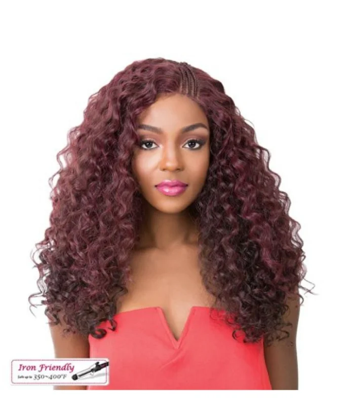 Human - hair lace wig for a luxurious and natural feelIts A Wig S Lace T Braided Part- Kande