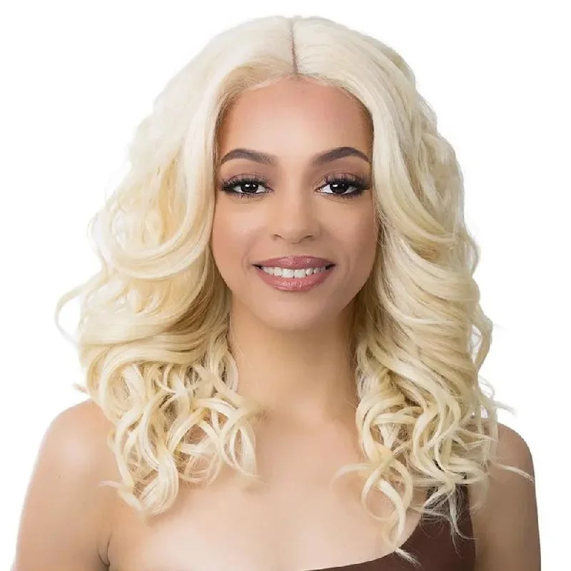 Lace wig with a wavy texture for a beachy lookIt's A Wig! HD Transparent Lace Front Wig - Zarina