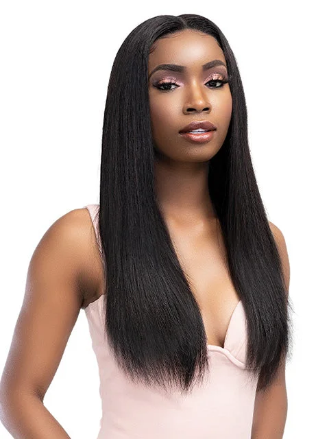 Lace wig with a wavy texture for a beachy lookJanet Collection 100% Human Hair HD Natural 13x6 Lace Wig - EVER  *BFCM