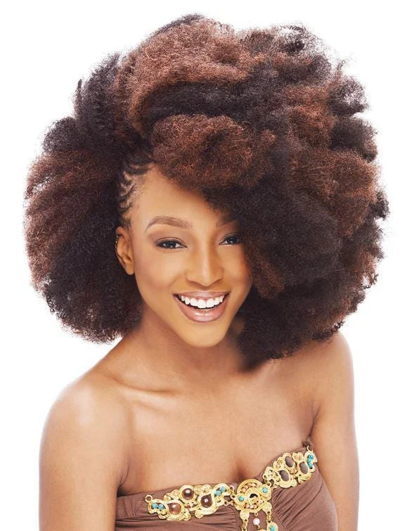 Heat - resistant braided wigs for styling flexibilityJANET COLLECTION 2X AFRO KINKY BULK 24"