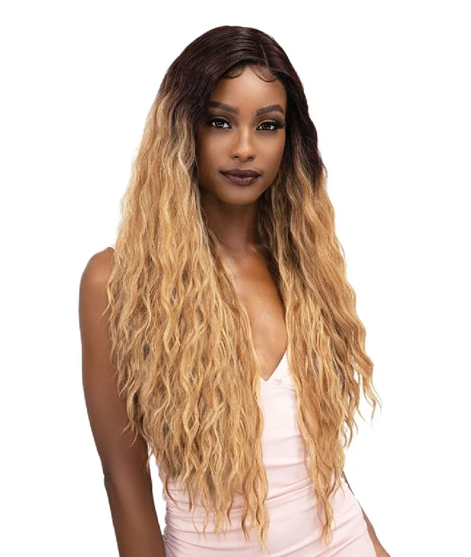 Lace wig with a pre - bleached knot for a natural - looking scalpJanet Melt 13X6 HD Lace Part Wig - Bailey