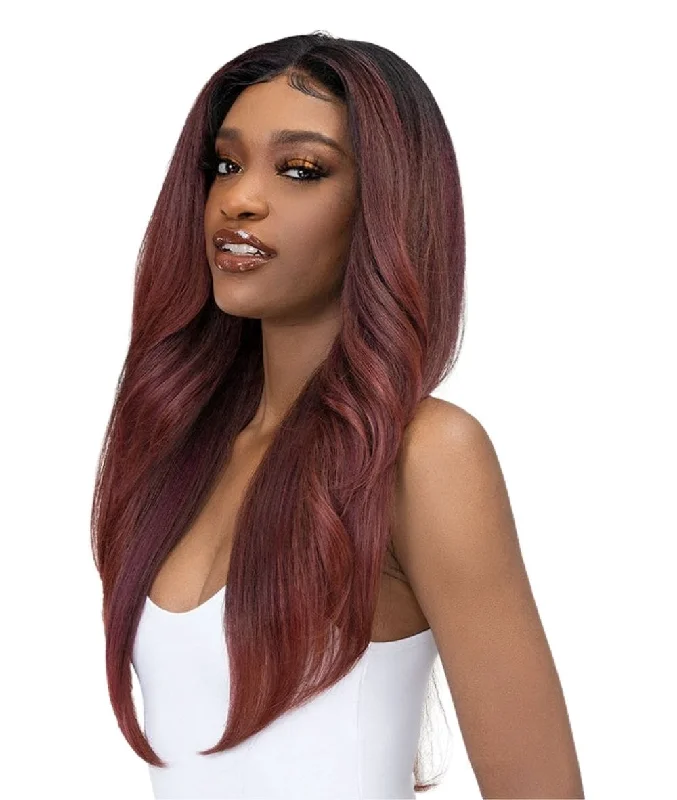 Lace wig with a straight texture for a sleek and minimalist lookJanet Melt HD Lace Part Wig - Kendall