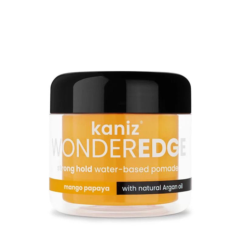 Human - hair lace wig for a luxurious and natural feelKANIZ Wonder Edge water based Pomade [Mango Papaya] 4oz