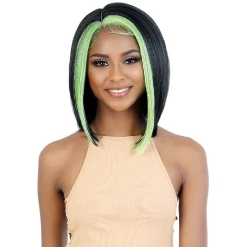 Lace wig with a silk - base cap for a comfortable and smooth feelLDP-Blake Synthetic Premium Lace Front Wig By Motown Tress