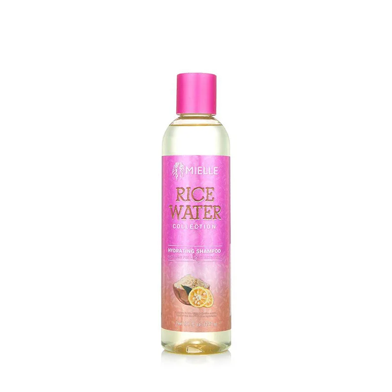 Lace wig with a silk - base cap for a comfortable and smooth feelMIELLE ORGANICS RICE WATER Hydrating Shampoo 8OZ