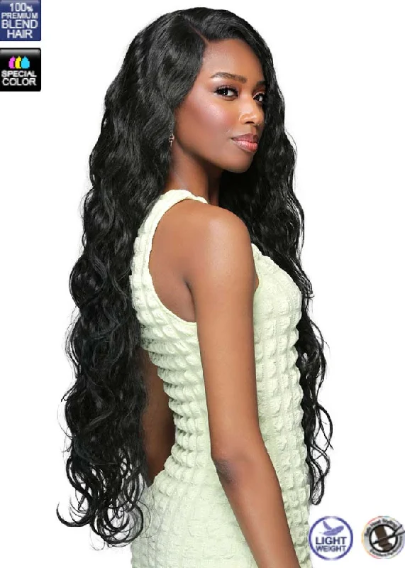 Lace wig in a chocolate - brown color for a rich and warm appearanceLyla