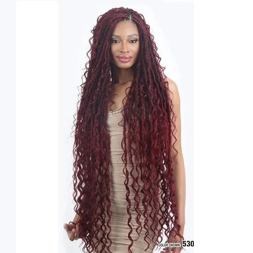 Kinky braided wigs with a tight curl pattern for authenticityOrganique BULK LOOSE DEEP 18", 22"