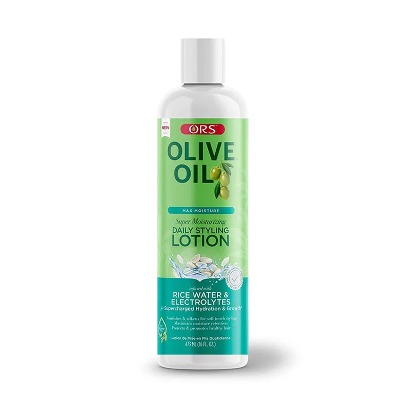 Lace wig with a platinum - blonde color for a bold and trendy lookORS Olive Oil Max Moisture Super Moisturizing Daily Styling Lotion 16oz