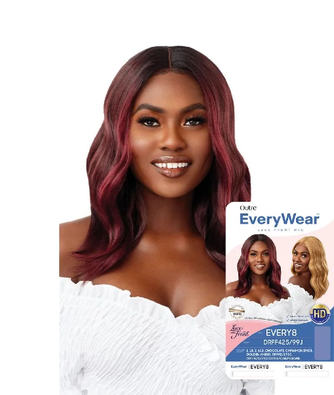 Synthetic lace wig with a heat - resistant formulaOutre Everywear Lace Front Wig - Every8