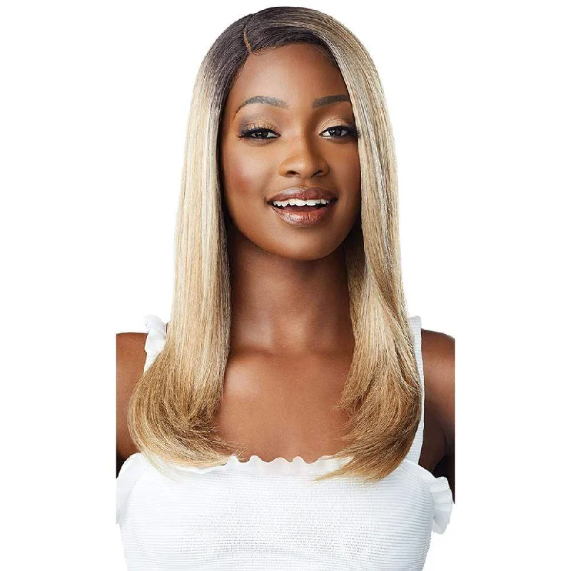 Lace wig with a pre - plucked hairline for a more natural lookOutre EveryWear Synthetic Lace Front Wig - Every 4