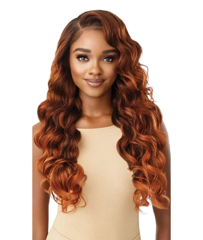 Lace wig with a pre - plucked hairline for a more natural lookOutre Lace Front Perfect Hairline Fully Hand-Tied13"X6" Lace Wig - Charisma