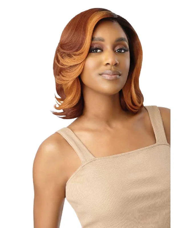 Lace wig with a 13x4 lace frontal for a wide - parting areaOutre Lace Front Wig -Alistar