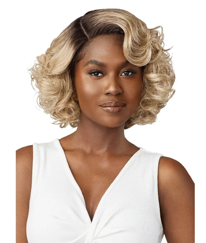 Synthetic lace wig with a heat - resistant formulaOutre Lace Front Wig-Bellona