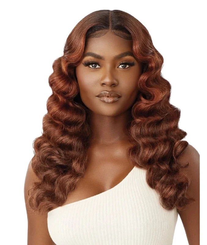 Adjustable - cap lace wig for a comfortable fitOutre Lace Front Wig- Evalina