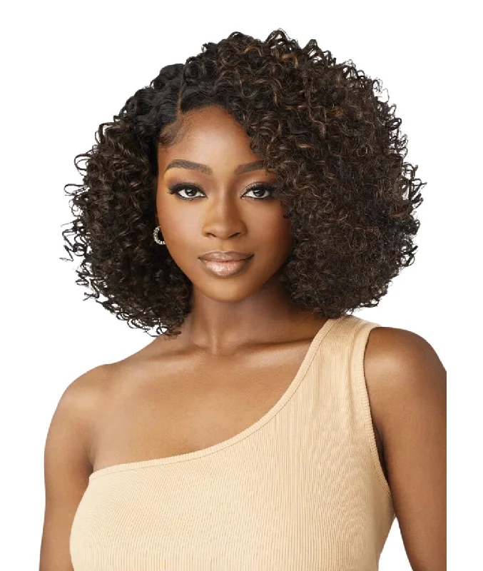 Lace wig with a silk - base cap for a comfortable and smooth feelOutre Melted Hair Line Lace Front Wig- Jinean