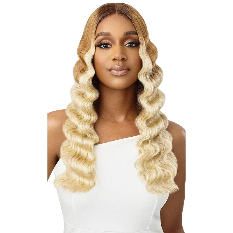 Lace wig with a pre - bleached knot for a natural - looking scalpOutre SleekLay Part Lace Front Wig - Mariposa