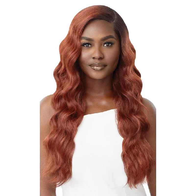 Lace wig with a middle - part for a classic and elegant styleOutre Synthetic SleekLay Part Lace Front Wig - Osianna